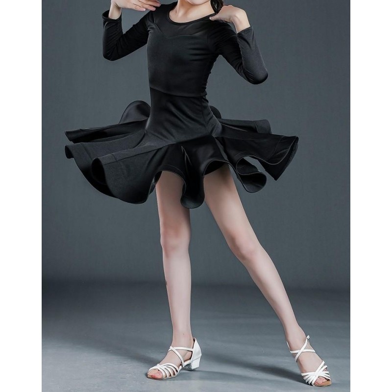 Taneční dívčí šaty s kolovou sukní Leticia
