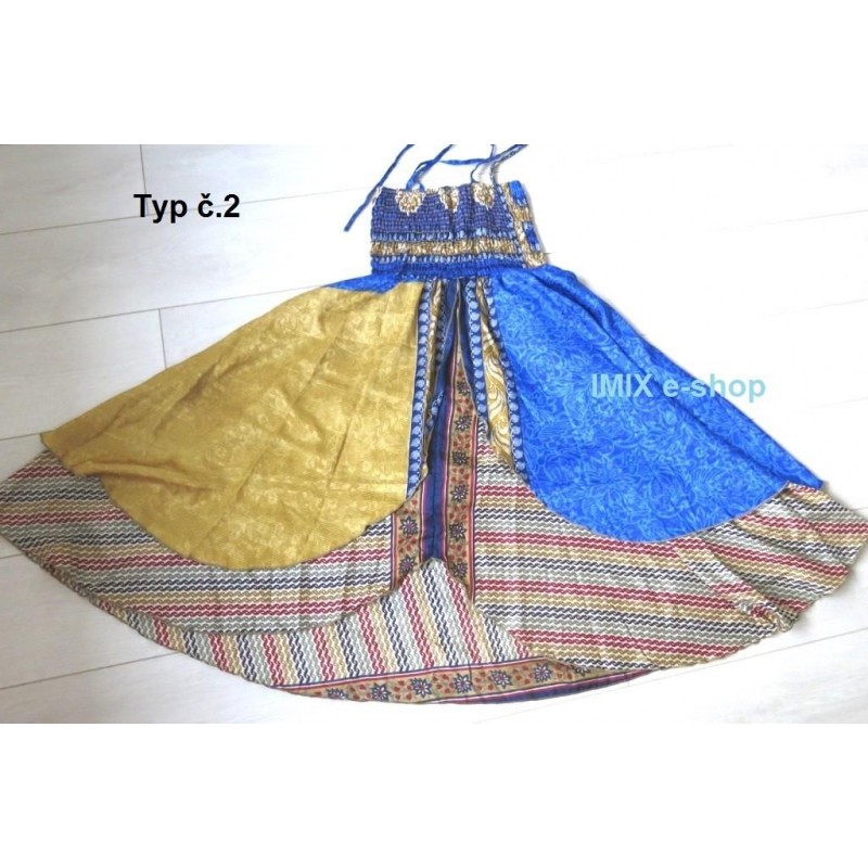 Orientální šaty - sukně z hedvábí