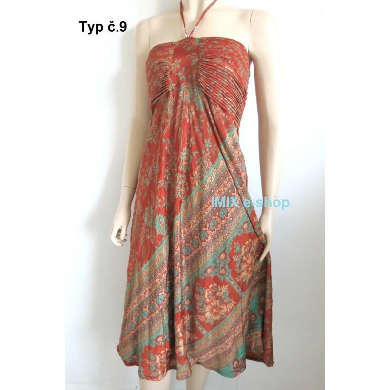 Multifunkční hedvábné letní šaty / sukně