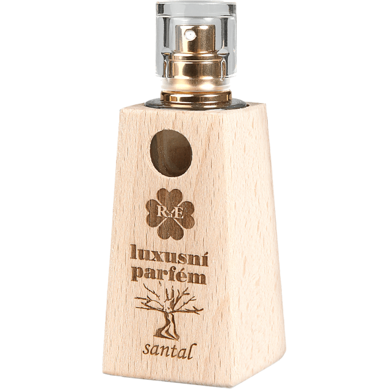 Luxusní parfém v dřevěném flakónu Santalové dřevo-dub 30 ml
