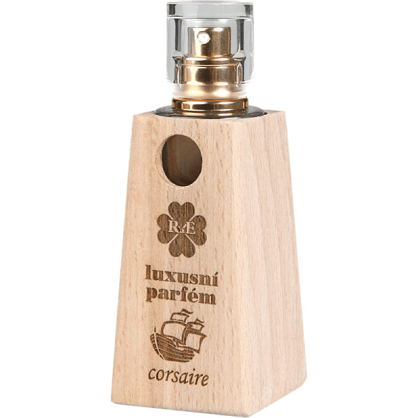 Luxusní parfém v dřevěném flakónu Corsaire - dub 30 ml
